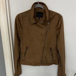 Blank NYC Brown Faux Suede Jacket